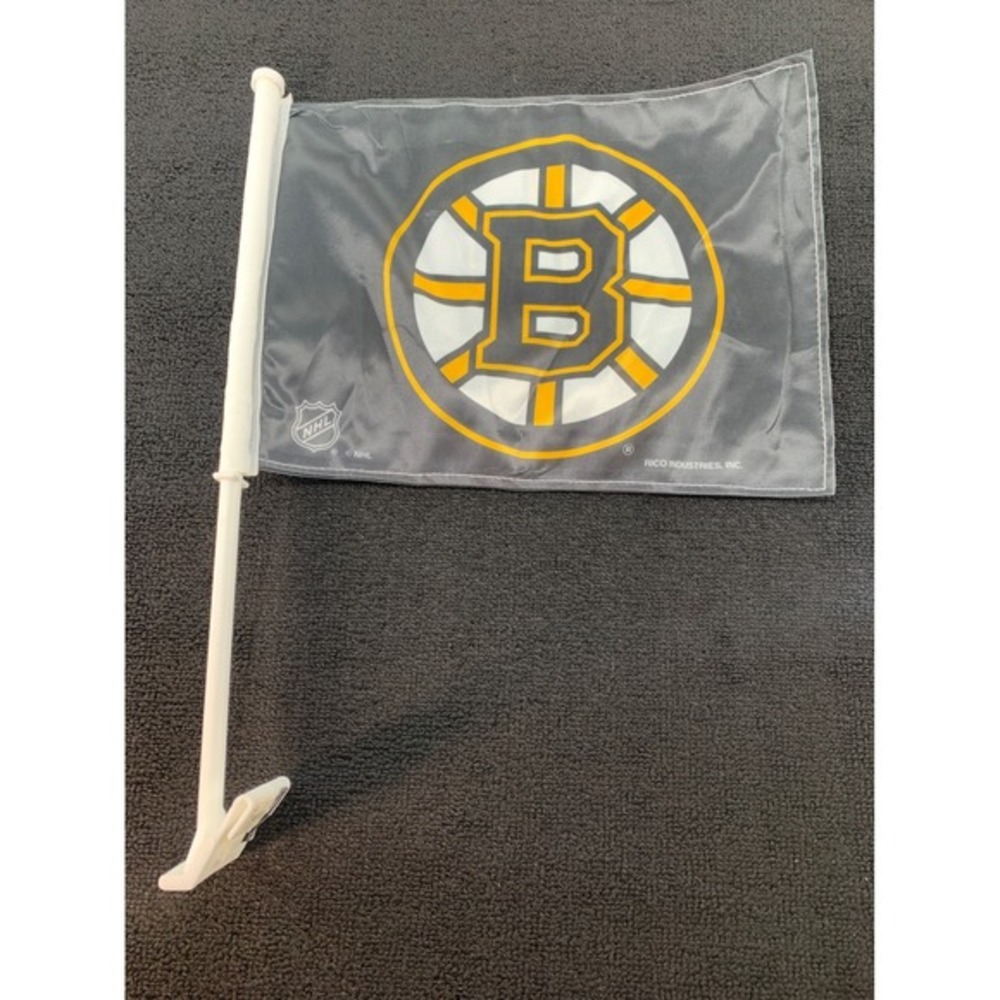 Boston Bruins NHL Car Flag with Mount‎ Rico Industries